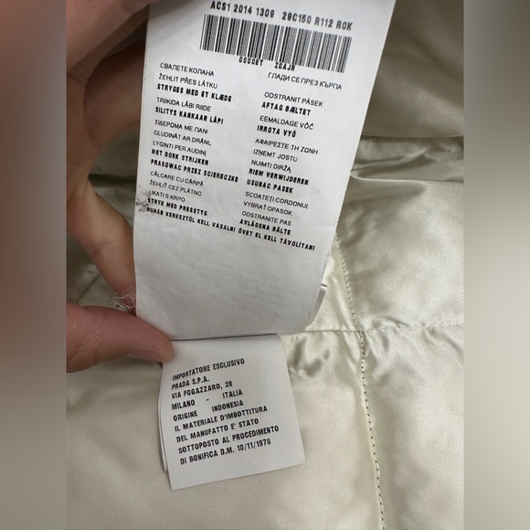 Prada Women's Down Feather Black Puffer Coat - Picture 12 of 14